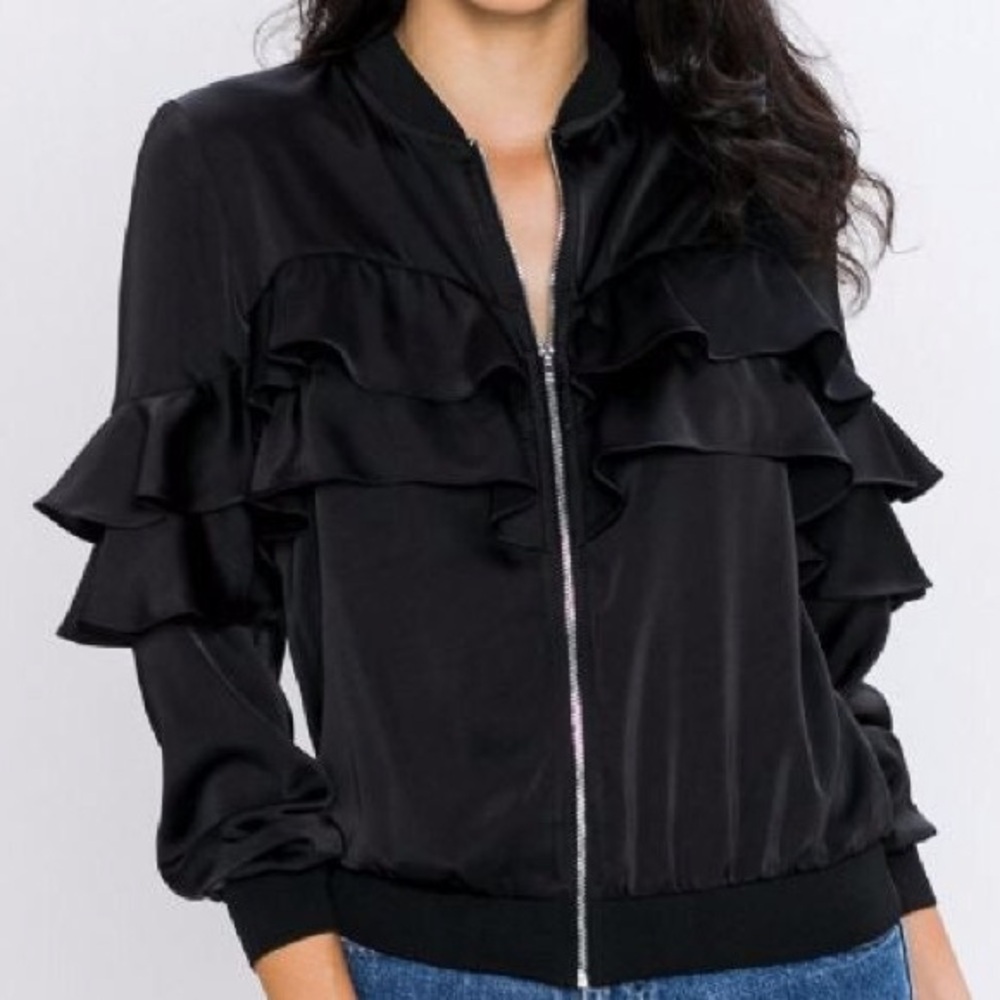Express Satin like Jacket - Picture 2 of 4
